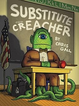 substitute creacher 1st edition chris gall 031608915x, 978-0316089159