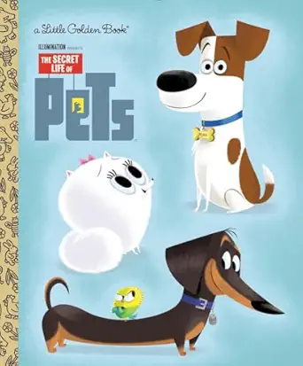 the secret life of pets little golden book 1st edition dennis r shealy ,craig kellman 0399554815,