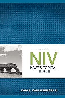 zondervan niv naves topical bible 1st edition john r kohlenberger iii 0310534887, 978-0310534884