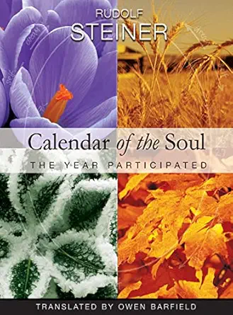 calendar of the soul the year participated 1st edition rudolf steiner ,owen barfield 1855841886,