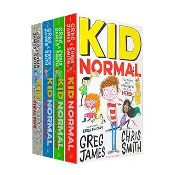 kid normal series 4 books collection set by greg james and chris smith 1st edition greg james chris smith
