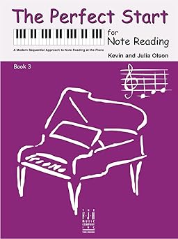 the perfect start for note reading book 3 1st edition kevin olson ,julia olson 1569399174, 978-1569399170