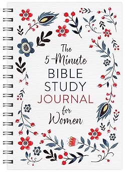the 5 minute bible study journal for women 1st edition emily biggers 1643525468, 978-1643525464