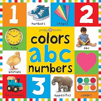bright bbaby colors abc and numbers first words 1st edition roger priddy 0312502192, 978-0312502195