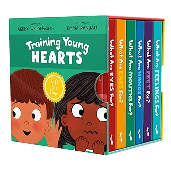 training young hearts board books boxed set 6 lift the flap board books and guide for grown ups 1st edition