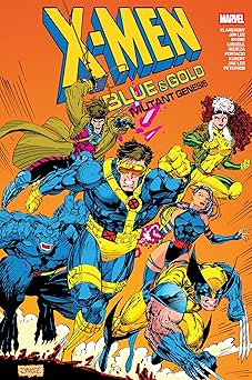 x men blue and gold mutant genesis omnibus 1st edition chris claremont ,jim lee ,marvel various 1302965360,