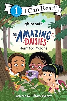 girl scouts the amazing daisies hunt for colors 1st edition girl scouts ,tiffany everett 0063317923,