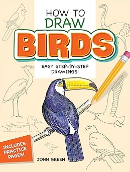 how to draw birds easy step by step drawings 1st edition john green 048647240x, 978-0486472409