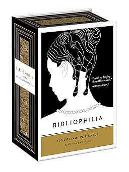 bibliophilia 100 literary postcards 1st edition obvious state studio 0553447890, 978-0553447897