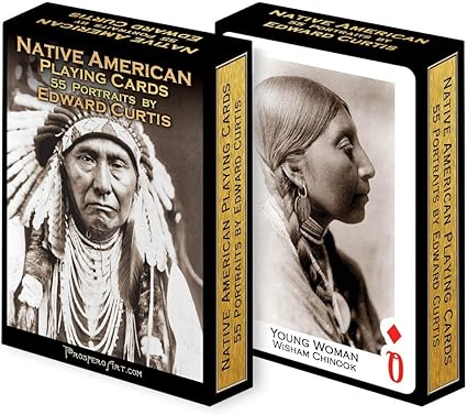 prospero art native american playing cards edward curtis 1st edition a prospero art 0982123280