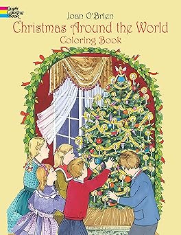 christmas around the world coloring book 1st edition joan o\\\\\\\'brien 0486426513, 978-0486426518