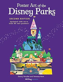 poster art of the disney parks 1st edition danny handke 1368062474, 978-1368062473