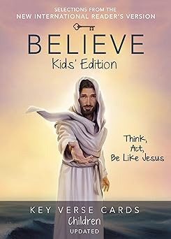 believe key verse cards children 1st edition zondervan 0310886457, 978-0310886457