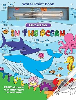 paint and find in the ocean childrens board book water colors board book 1st edition little hippo books
