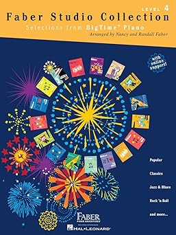 faber studio collection selections from bigtime piano level 4 piano sheet music songbook for intermediate