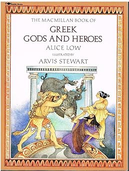 macmillan book of greek gods and heroes 1st edition low 0689718748, 978-0689718748