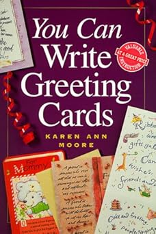 you can write greeting cards 1st edition karen ann moore 0898798248, 978-0898798241