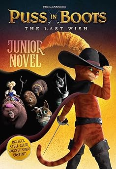 puss in boots the last wish junior novel 1st edition cala spinner 1524877557, 978-1524877552
