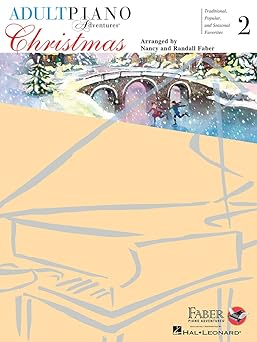 adult piano adventures christmas book 2 piano sheet music with holiday songs for intermediate players festive