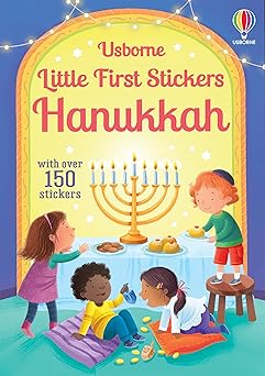 little first stickers hanukkah an interactive sticker book celebrating the food songs and games of the jewish
