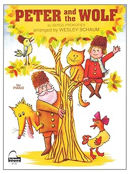 peter and the wolf 1st edition wesley schaum ,serge prokofiev 1936098776, 978-1936098774