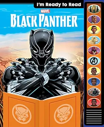 marvel black panther im ready to read with black panther interactive read along sound book great for early