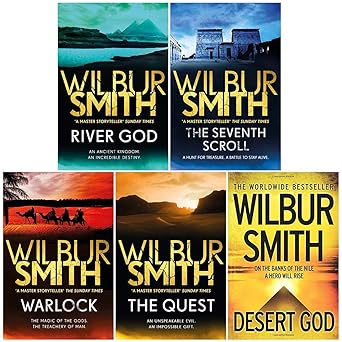 Wilbur Smith Egyptian Series 5 Books Bundle Collection