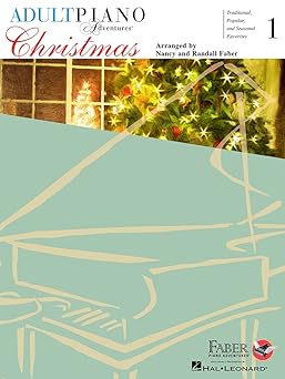 adult piano adventures christmas a book 1 beginner holiday piano songbook with online audio easy sheet music