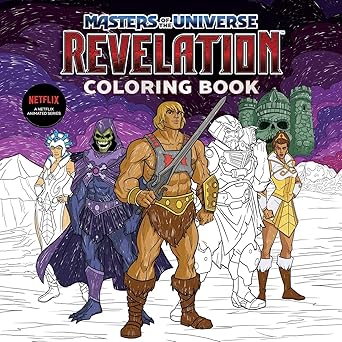 masters of the universe revelation official coloring book 1st edition mattel ,diego vaisberg 1499812779,