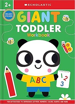 giant toddler workbook scholastic early learners 1st edition scholastic early scholastic early learners