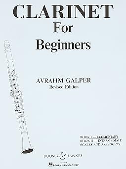 clarinet for beginners book 1 elementary vol1 bk1 1st edition avrahm galper 1480354104, 978-1480354104