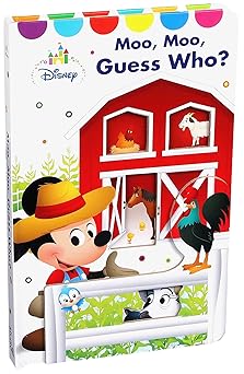 disney baby moo moo guess who 1st edition sally little 079444248x, 978-0794442484