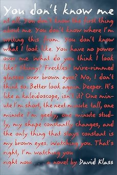 you dont know me 1st edition david klass 0312653026, 978-0312653026