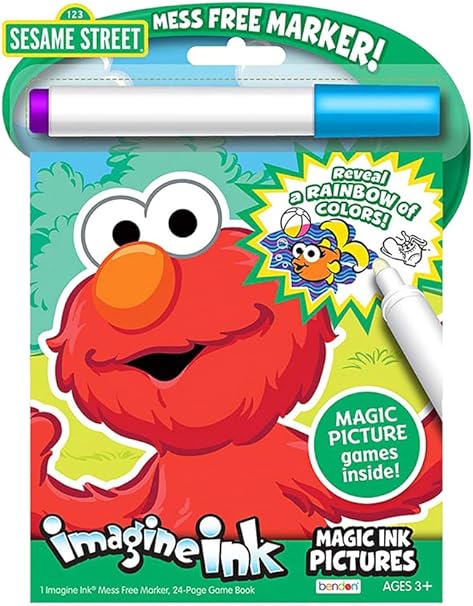 bendon sesame street imagine ink book with mess free marker 1st edition bendon 1631096478