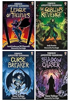adventure gamebooks series 4 books collection set 1st edition simon tudhope 9124357308, 978-9124357306