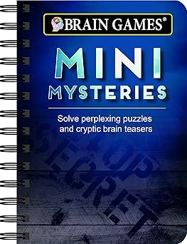 brain games to go mini mysteries solve perplexing puzzles and cryptic brain teasers 1st edition publications