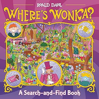 wheres wonka a search and find book 1st edition roald dahl ,wren mcdonald 1524792101, 978-1524792107
