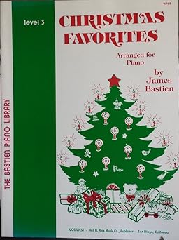 wp68 christmas favorites level 3 1st edition james bastien 084975125x, 978-0849751257