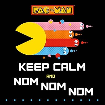 pac man keep calm and nom nom nom 1st edition sia dey ,bandai namco entertainment inc 0063324415,