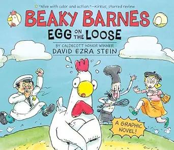 beaky barnes egg on the loose a graphic novel 1st edition david ezra stein 0593094778, 978-0593094778