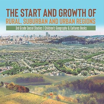 the start and growth of rural suburban and urban regions 3rd grade social studies childrens geography and