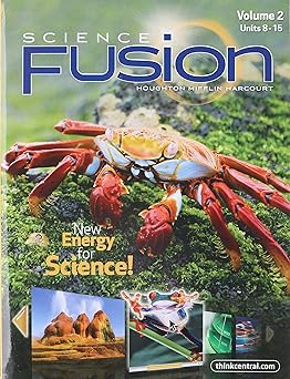 science fusion new energy for science vol 2 units 8 15 grade 5 1st edition despezio 054771937x, 978-0547719375