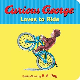 curious george loves to ride an exciting ride through the world of vehicles featuring everyones favorite