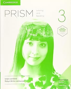 prism level 3 students book with online workbook listening and speaking 1st edition lewis lansford ,robyn