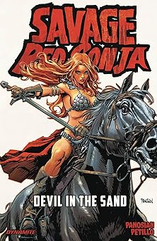 savage red sonja devil in the sand 1st edition dan panosian ,alessio petillo 1524125253, 978-1524125257