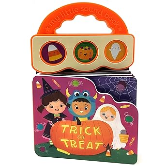 trick or treat 3 button sound halloween board book for babies and toddlers 1st edition rosa von feder