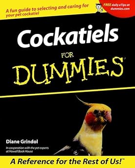 cockatiels for dummies 1st edition diane grindol 0764553119, 978-0764553110