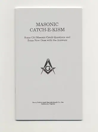 masonic catch e kism 1st edition m j barrett 0880530928, 978-0880530927