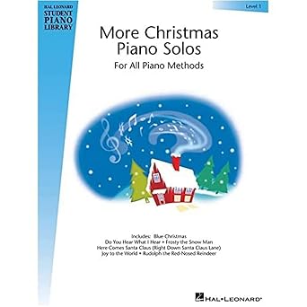 more christmas piano solos for all piano methods level 1 easy holiday piano sheet music book hal leonard