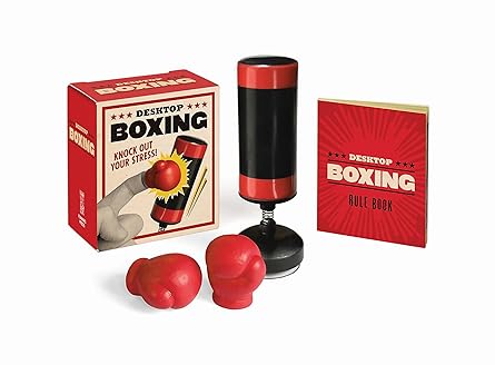 desktop boxing knock out your stress 1st edition running press 0762460806, 978-0762460809